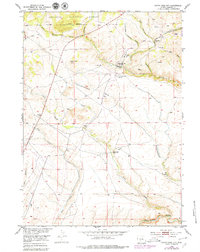 South Pass City 1953 topographic map thumbnail