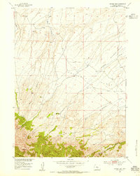 Spanish Mine 1953 topographic map thumbnail