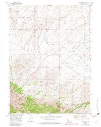 Spanish Mine 1953 topographic map thumbnail