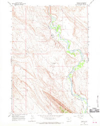 Spence 1966 topographic map thumbnail