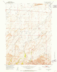 Split Rock NW 1951 topographic map thumbnail