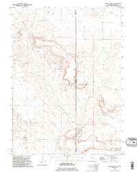 Spoon Butte 1990 topographic map thumbnail
