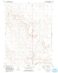 Spoon Butte 1974 topographic map thumbnail