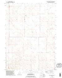 Spoon Butte NW 1990 topographic map thumbnail