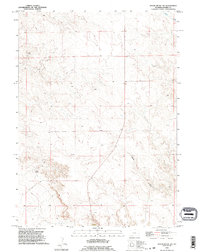 Spoon Butte SW 1990 topographic map thumbnail