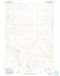 Spoon Butte SW 1974 topographic map thumbnail