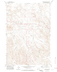 Spotted Horse 1971 topographic map thumbnail