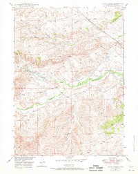 Spring Creek 1949 topographic map thumbnail