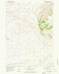 Square Top Butte 1951 topographic map thumbnail