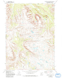 Squaretop Mountain 1968 topographic map thumbnail