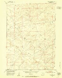 Squaw Butte topographic map thumbnail