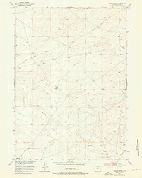 Squaw Butte 1952 topographic map thumbnail