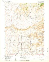 Squaw Spring 1959 topographic map preview