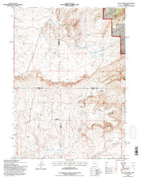 Squaw Spring topographic map thumbnail