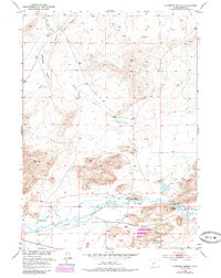 Stampede Meadow 1951 topographic map thumbnail