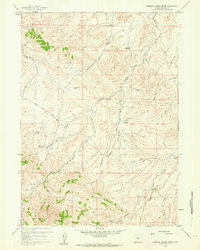 Stinking Water Creek 1959 topographic map thumbnail