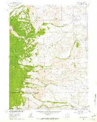 Strouss Hill 1961 topographic map thumbnail