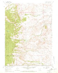 Strouss Hill 1961 topographic map thumbnail