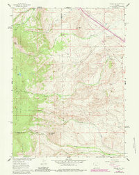 Strouss Hill 1961 topographic map thumbnail