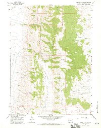 Sublette Canyon 1967 topographic map thumbnail
