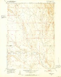 Sucker Dam 1951 topographic map thumbnail