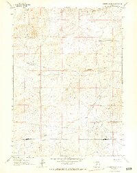 Sulphur Bar Spring 1961 topographic map thumbnail