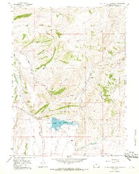 Sulphur Creek Reservoir 1965 topographic map thumbnail