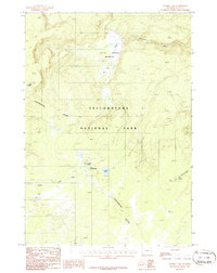 Summit Lake 1986 topographic map thumbnail
