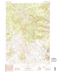 Sundance West 1984 topographic map thumbnail