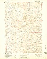 Sundquist Ranch 1949 topographic map thumbnail