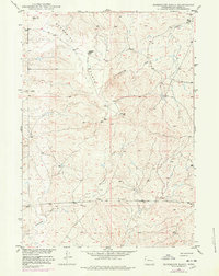 Sundquist Ranch 1949 topographic map thumbnail