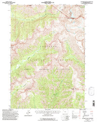 Sunlight Peak 1991 topographic map thumbnail