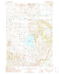 Sunshine Reservoir 1987 topographic map thumbnail