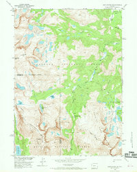 Sweetwater Gap 1953 topographic map thumbnail