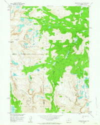 Sweetwater Gap 1953 topographic map thumbnail