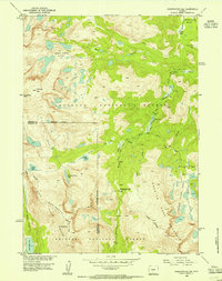 Sweetwater Gap 1953 topographic map thumbnail