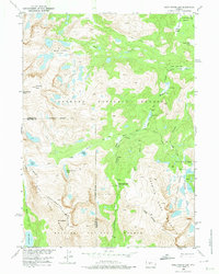 Sweetwater Gap 1953 topographic map thumbnail