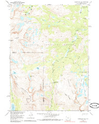 Sweetwater Gap 1953 topographic map thumbnail