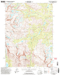 Sweetwater Gap 1991 topographic map thumbnail