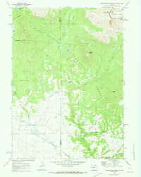 Sweetwater Needles 1969 topographic map thumbnail