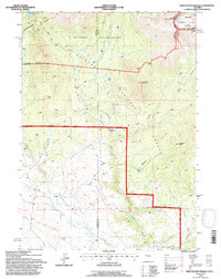 Sweetwater Needles 1991 topographic map thumbnail