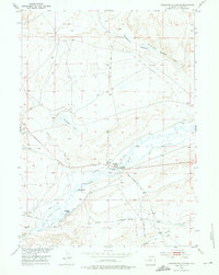 Sweetwater Station 1953 topographic map thumbnail