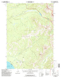 Sylvan Lake 1991 topographic map thumbnail