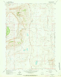 T B Ranch 1961 topographic map thumbnail
