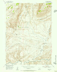 T E Ranch 1953 topographic map preview