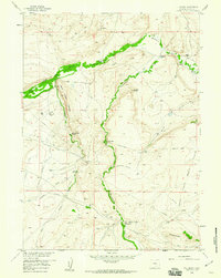 T L Ranch 1958 topographic map thumbnail