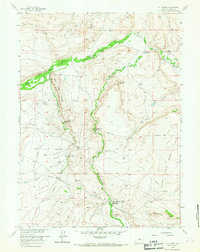 T L Ranch 1958 topographic map thumbnail