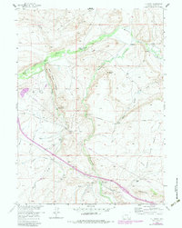 T L Ranch 1958 topographic map thumbnail