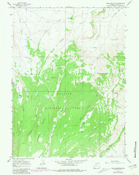 Table Mountain 1964 topographic map thumbnail