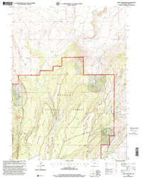 Table Mountain 1998 topographic map preview
